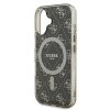 Guess GUHMP16SH4DTEW iPhone 16 6.1 brązowy/brown hardcase IML 4G Background MagSafe